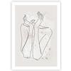 ARTTOR Poster da Parete Senza Cornice 50x70 cm Bianco e Nero Persone - 4656 - P2X | Grafica Donna Leggero Stampa da Parete Poster Decorativo Decorazione da Parete Arte Poster Moderno Soggiorno ARTTOR