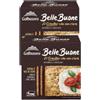 Generico 2X Confezione Per Galbusera Belle Buone Cracker Integrali con Avena e Mix di Semi di Girasole, Papavero e Zucca 200g