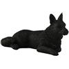 JFSM INC. Holiday Stocking Stuffer - Mini statuetta di pastore tedesco nero, 10,2 cm, colore: Nero