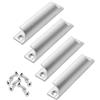 Hazrcvr Maniglie Armadio 4 Pezzi Maniglie per Mobili da Cucina Maniglie per Mobili Bagno Maniglia per Porta del Balcone Maniglie Cassetti Moderne Maniglie Armadio Cameretta