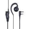 Midland MA29-LK: Cuffia-microfono con pulsante PTT e connettore Kenwood a 2 pin. La cuffia è dotata di un morbido anello a forma di "C"