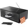 Merkloos Stereo CD con radio DAB+ - Bluetooth - 60 W - Impianto hi-fi - 38 x 21 x 19,5 cm