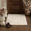 PureCozy Vintage Tappeto Ingresso Interno 60x90cm Beige Lavabile in Lavatrice Tapette Antiscivolo Cucina Tappeti Camera da Letto Entrata Cameretta Bambino Scendiletto Carpets Pelo Corto Carpet