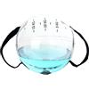 Lawnrden Accessori per l'allenamento|Sacca da boxe per acqua, baseball, gonfiabile, trasparente, ponderata, acqua, sacco da boxe regolabile con manico per allenamento del core e dell'equilibrio