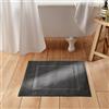 LA REDOUTE INTERIEURS Tappeto da bagno tinta unita in spugna 700 g/m², Scenario - Grigio Scuro