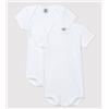 PETIT BATEAU Confezione da 2 body - Bianco
