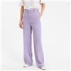 LA REDOUTE COLLECTIONS Pantaloni larghi in poliviscosa stretch - Viola Parma