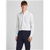 JACK & JONES Camicia a tinta unita slim fit Cardiff - Bianco