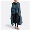 SO'HOME Plaid pile con maniche poliestere riciclato, Javi - Blu