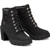 TIMBERLAND Stivaletti pelle con tacco Allington Heights 6in - Nero