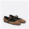 LA REDOUTE COLLECTIONS Ballerine babies, stampa leopardata - Fantasia fondo marrone