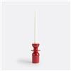 LA REDOUTE INTERIEURS Portacandela in ceramica H13,7 cm, Greta - Rosso