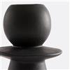 LA REDOUTE INTERIEURS Portacandela in ceramica H10 cm, Greta - Nero