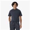 LACOSTE T-shirt in piqué classic fit con profili a contrasto - Grafite