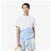LACOSTE T-shirt classic fit in cotone stampato - Bianco