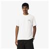 LACOSTE T-shirt classic fit con logo sulla schiena - Bianco