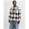 JACK & JONES Camicia relaxed fit - quadri nero