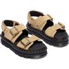 DR. MARTENS Sandali in pelle scamosciata ZebZag - Tan
