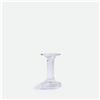 LA REDOUTE INTERIEURS Portacandela con base, vetro trasparente, altezza 13,4 cm, STRIA - Trasparente
