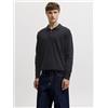 JACK & JONES Maglione collo a polo - Nero