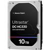 Western Digital WD Ultrastar DC HC330 WUS721010AL5201 - Disco rigido - crittografato - 10 TB - interno - 3.5" (8.9 cm)