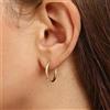 BAMOER Orecchini a cerchio ipoallergenici in argento sterling 925 da donna, cerchi leggeri placcati in oro, regalo di gioielli dalla vestibilità comoda