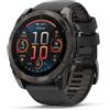 Garmin Garmin Fenix 8x amoled sapphire grigio scuro dlc cinturino nero/grigio