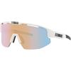 Bliz Occhiali Bliz Matrix bianco opaco lente nano optics nordic light corallo/arancione mirror blu