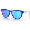Oakley Occhiali Oakley Frogskins xs ragazzo trasparente/blu lenti prizm sapphire