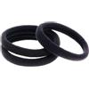 Ethos Flexy - Set 3 Elastici Neri per Capelli