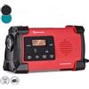 auna Radio Portatile Ricaricabile, Radio DAB/FM//DAB+, Radio Portatile Elettrica con Altoparlanti Stereo 1W, Display LCD, Supporto Streaming, Carica USB, Radiosveglia, Radio Vintage in Legno a Corrente