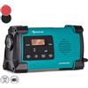 auna Radio Portatile Ricaricabile, Radio DAB/FM//DAB+, Radio Portatile Elettrica con Altoparlanti Stereo 1W, Display LCD, Supporto Streaming, Carica USB, Radiosveglia, Radio Vintage in Legno a Corrente
