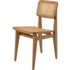 Gubi - Sedia Gascoin - Legno naturale - Intreccio in fibra di polietilene - Designer Marcel Gascoin