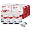 Sinocare Safe AQ Strisce Glicemia 200, per Smart/Voice/Air, Senza Lancette | Solo per Glucometro AQ Smart, Voice e Air. No Gafe-Accu2/Pro I. 5 Secondi, 0,6 µl, Senza Codice