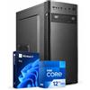 ROMAGNA COMPUTER PC Fisso Intel Core i5-12400 - Grafica Intel UHD 730 - Computer Fisso | RAM 16GB - SSD 1TB NVMe M.2 - Pc Desktop con Scheda Video Integrata - RAM DDR4 - WiFi AC - Bluetooth - Windows 11 Pro
