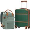 COOLIFE EasyJet Valigia Cabina 55x40x20 e Ryanair Bagaglio a mano 40x30x20 | PC+ABS Rigida, Lucchetto TSA, 4 doppie ruote - Ideale per priority boarding, viaggi in famiglia & weekend