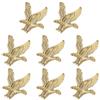 UNICRAFTALE 8 Pezzi Spille Aquila Metallo Colore Oro Vecchio Accessori Gioielli Per Abbigliamento E Abiti Adatto Per Giacche Cappelli Borse E Sciarpe 31,5 mm× 32 mm
