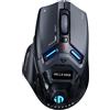 INPHIC IN9 Mouse da gioco ultra wireless con display personalizzato 30K DPI | Tri-Mode 2.4G/Bluetooth/USB-C Mouse wireless ergonomico leggero con cavo, vibrazione personalizzabile