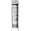 Allforfood Armadio portascope inox 304 - profondità anta cm 50 - dim. cm l50xp50xh215