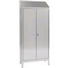 Allforfood Armadio portascope per tiracqua inox 430 - profondità ante cm 50 - dim. cm l95xp50xh215