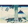 Vivere Zen Stampa Giapponese - Hokusai, Monte Fuji dal passo di Mishima (Stampa 40x30 cm)