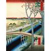 Vivere Zen Stampa Giapponese - Hiroshige, L'argine di Koume (Stampa 40x30 cm)