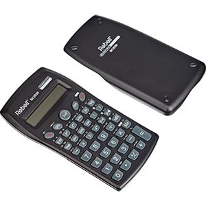 Rebell SC2030 - Calcolatrice scientifica con calcolatrice, calcolatrice (tasca, calcolatrice scientifica, 10 cifre, 1 linee, batteria, colore: Nero