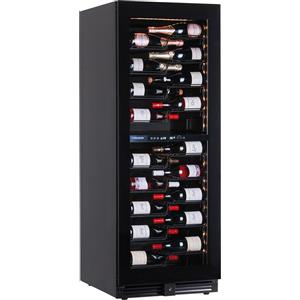 attrezzature professionali cantina vini statica cw160-g2tb - doppia temperatura +2°+12°c/ +12°+20°c - capacità lt 371