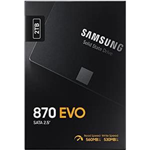 Samsung SSD 870 EVO, 2 TB, Form Factor 2.5