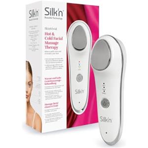 Silk'n Massaggiatore viso con funzione vibrazione, Massaggio caldo e freddo, SkinVivid