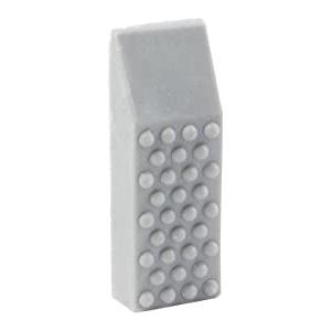 Fackelmann 60165 Gomma Ecologique désincrustante Ferro da Stiro, elastomère, Grigio, 7 x 2,3 x 1,2 cm