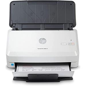 HP ScanJet Pro 3000 s4 6FW07A, Scansione fronte e retro in un solo passaggio, 40 ppm e 80 ipm, Professionale per Documenti e Immagini, Compatto, piccolo e sottile, Scan, Bianco