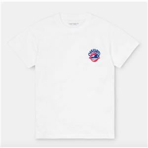 CARHARTT T-shirt S/S Sticky Donna Bianca