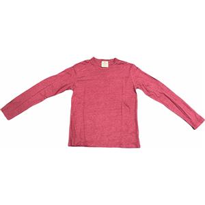 MC2 Saint Barth T-shirt Uomo Cotone Maniche Lunghe Tinta Unita Rosa